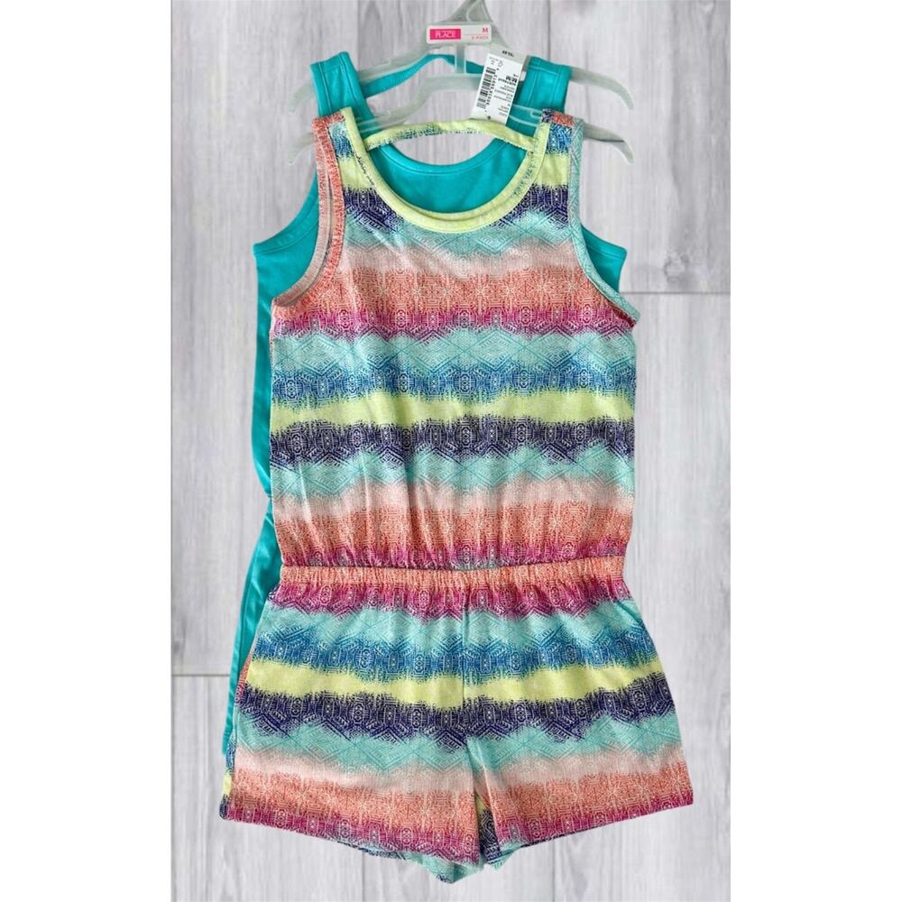 Children's Place 2-Piece Romper Set, Size 7-8 M, *New